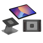 Caisse tablette, pied intégré, coque